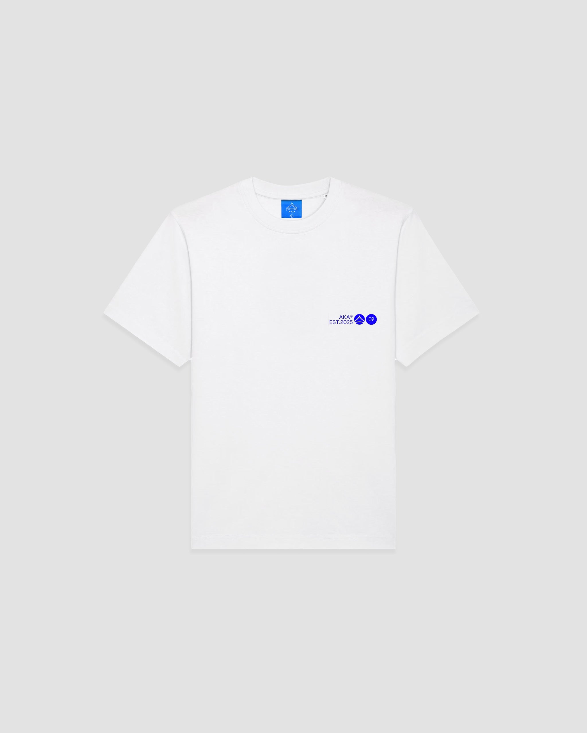 Script Tee - White