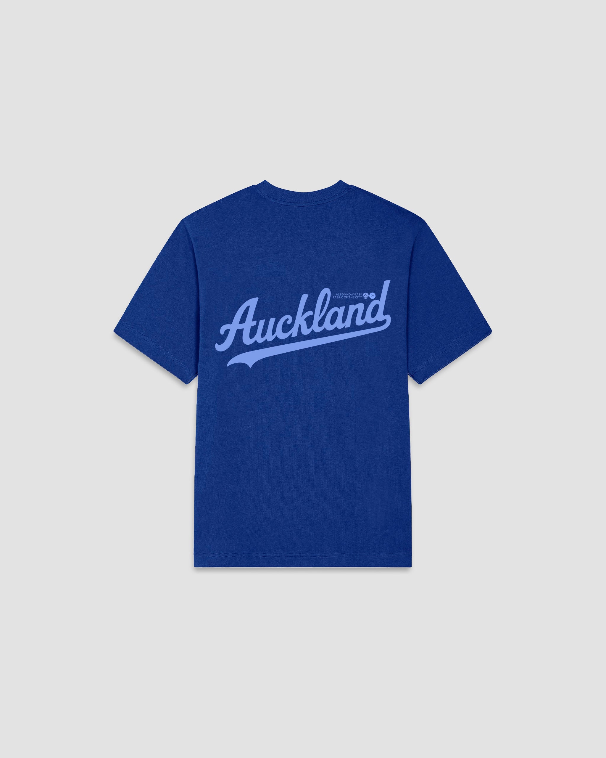 Script Tee - Blue