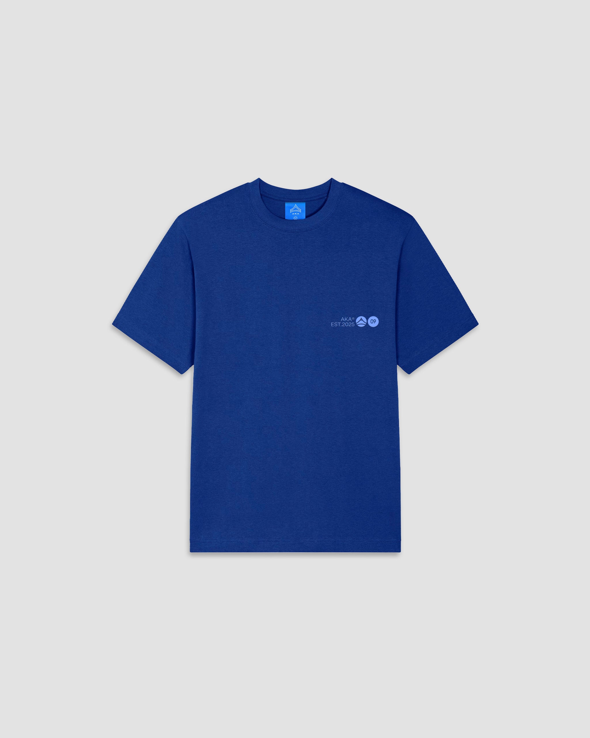 Script Tee - Blue