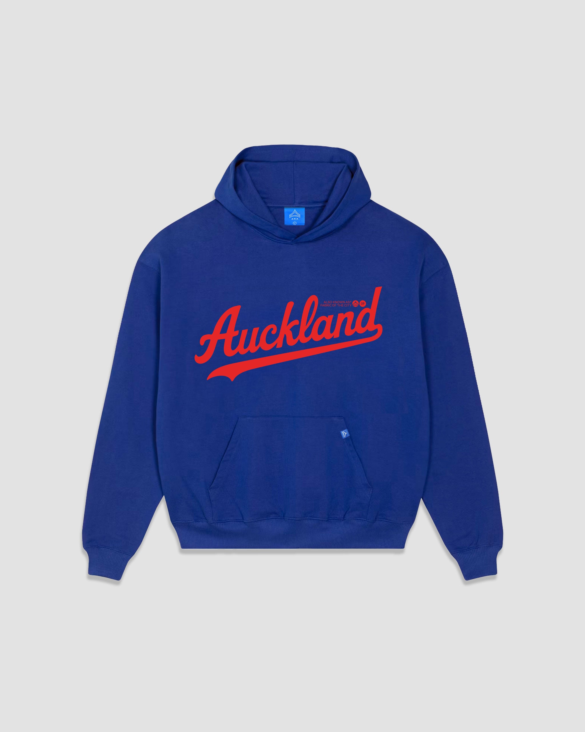 Unisex Script Hood - Blue